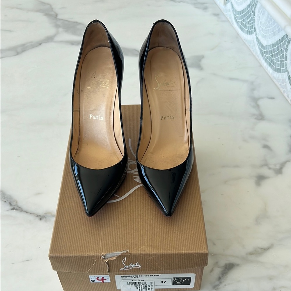 Christian Louboutin Black Heels Sleek Stiletto Design